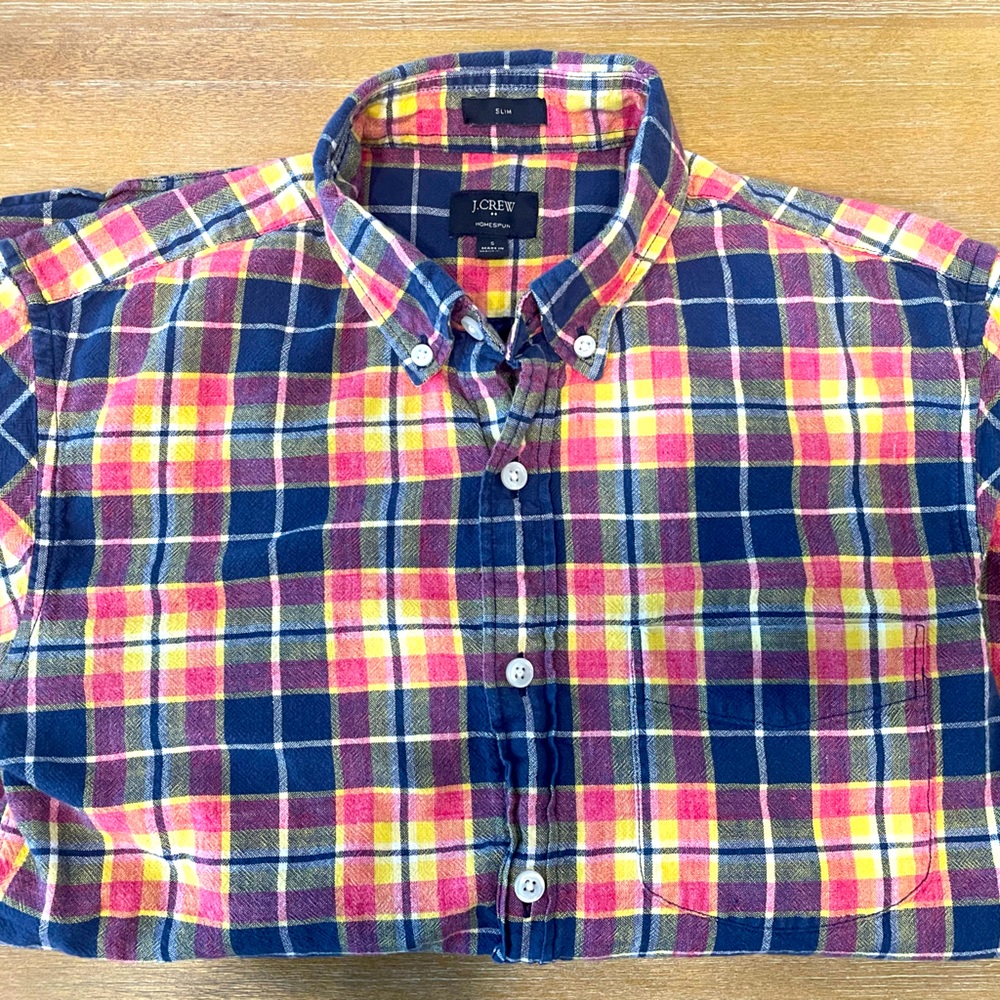 J. Crew Factory Long Sleeve Button Up Shirt (Slim)